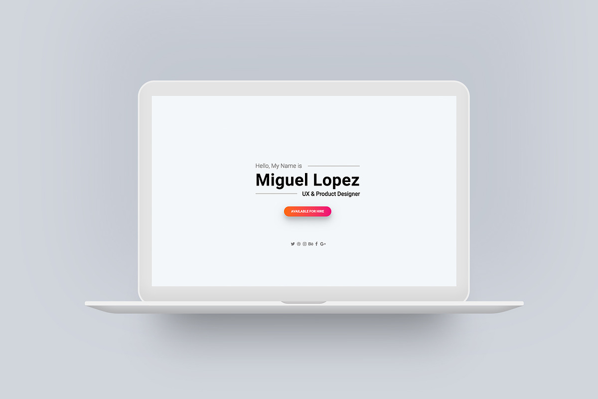 Personal Website for Multi-Purpose, a Websites & App Template by Faizur Rehman (Photo 4 of 4)