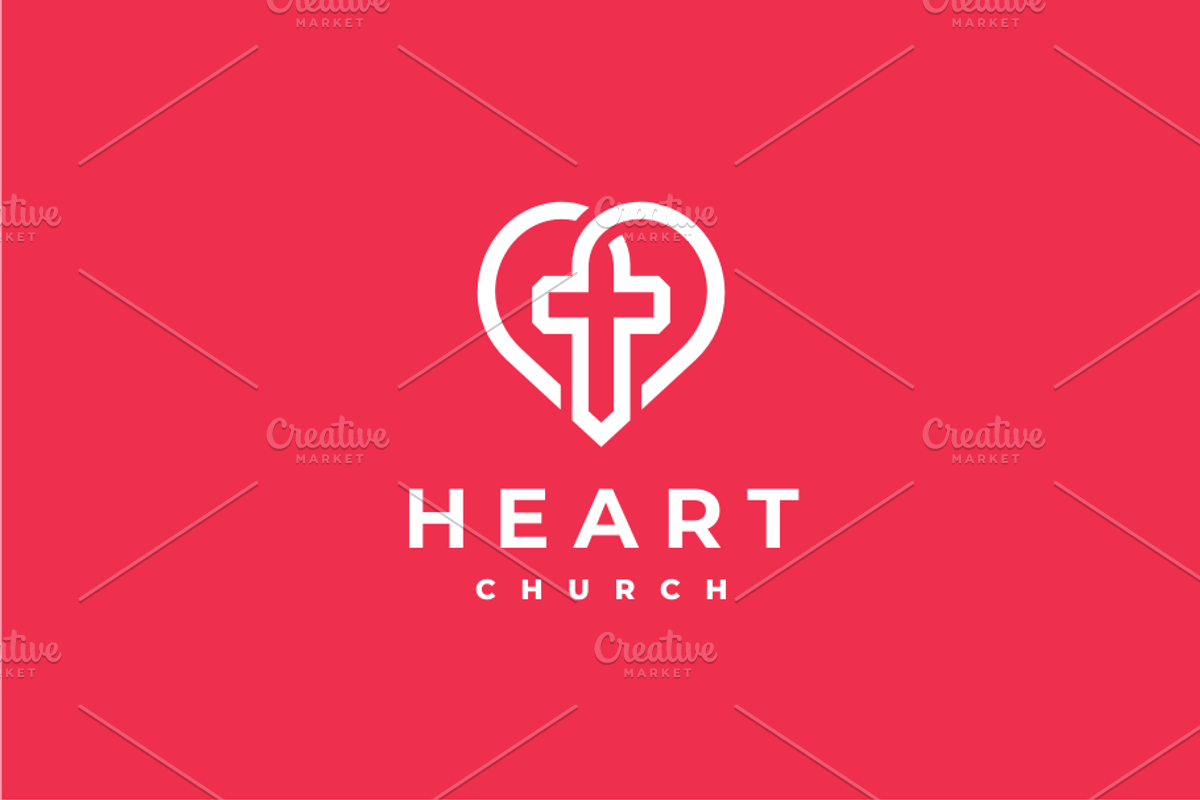 Heart Church Logo, a Branding & Logo Template by yopie (Photo 2 of 3)