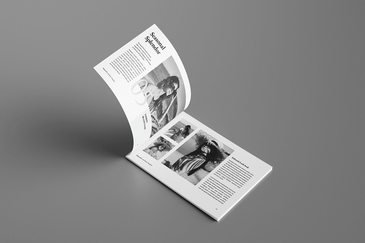 Look-book Template Landscape, a Magazine Template by Seeing-art (Photo 8 of 10)