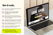 Neon Squarespace Website Template, a Squarespace Template by Template Twist Shop (Thumbnail 5 of 10)