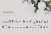 Mistletoe Kisses, a Script Font by Kristy Hatswell (Thumbnail 6 of 9)