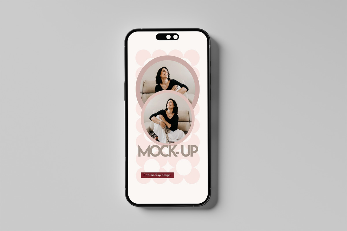 iphone 15 pro, an iPhone Mockup by kebunmockup (Photo 4 of 5)