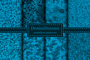 Vector Denim Dreams camouflage set, a Pattern Graphic by ArchonDigitalShop (Thumbnail 9 of 13)