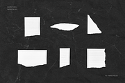 90 White Torn Ripped Paper Pieces, a Texture Graphic by Ksuview (Thumbnail 10 of 10)
