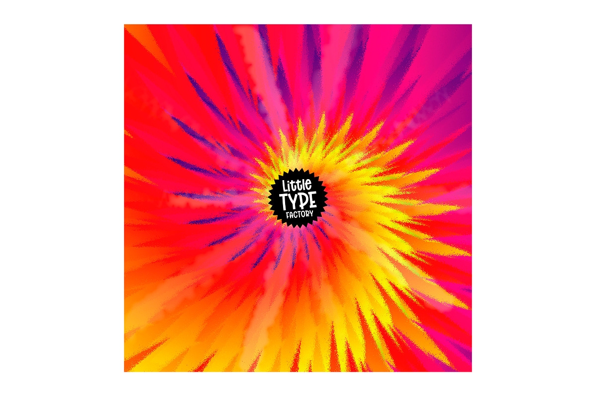TIE DYE BACKGROUNDS, a Pattern Graphic by Little Type Factory (Photo 5 of 5)