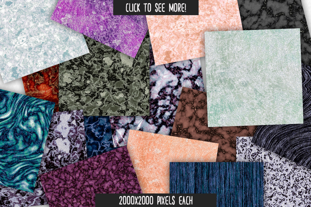 Metallic Marble Texture Mega Bundle, a Texture Graphic by ClipartBrat Graphics (Photo 2 of 9)