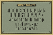 Westkey Victorian Type, a Slab Serif Font by 24Design Studios (Thumbnail 5 of 5)