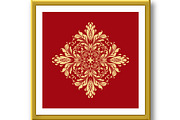Damask graphic ornament. Floral, an Illustration by RODINA (Thumbnail 2 of 3)