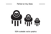 Smart Robot Avatars Set, a Solid Icon by Designfour (Thumbnail 7 of 7)