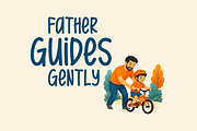 Caring Father Typeface, a Handwritten Font by Seemly Fonts (Thumbnail 2 of 6)