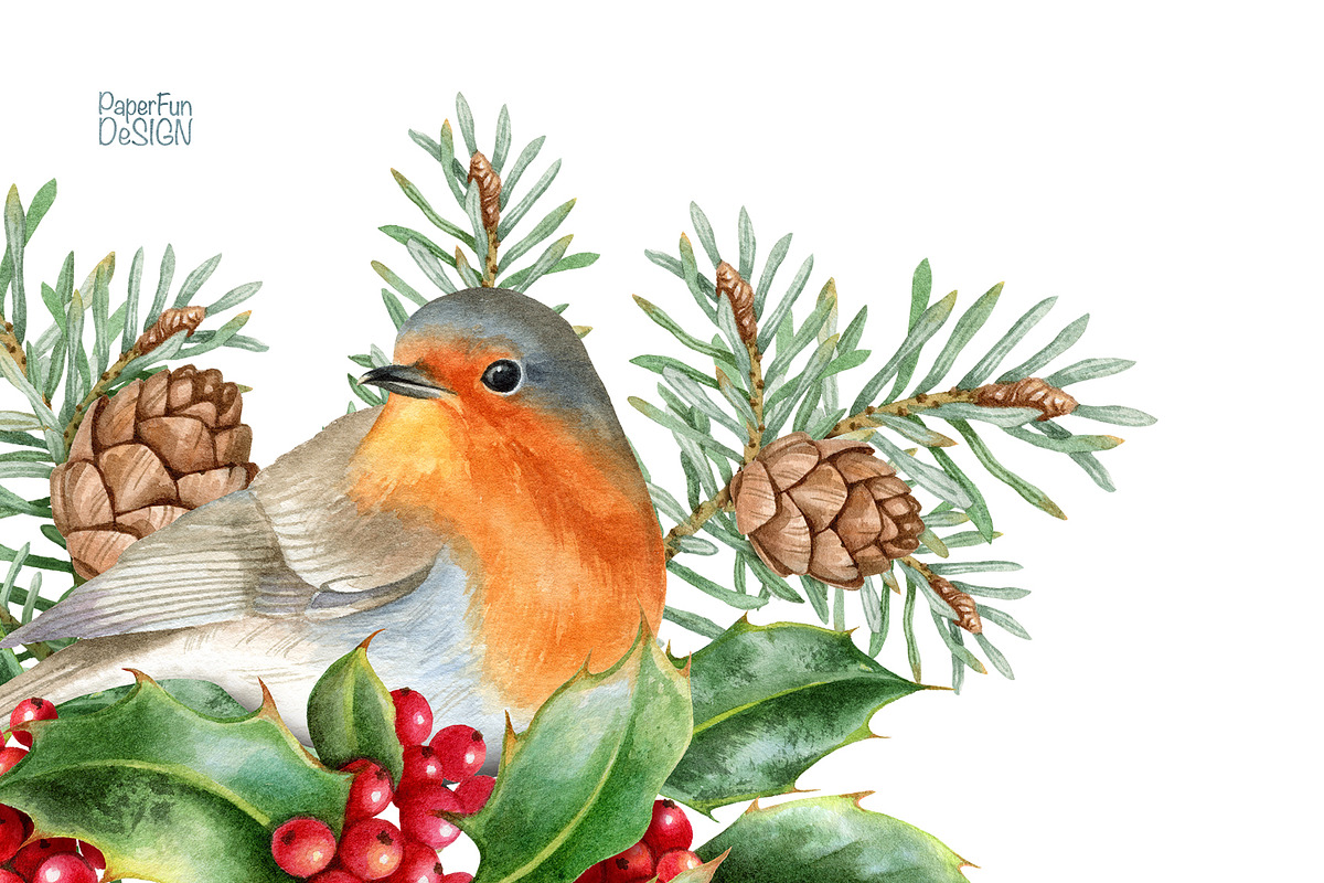 Christmas collection clip art., an Illustration by Mary (Photo 4 of 9)