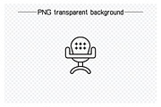 100 Chair and Sofa Icons Set, an Outline Icon by Designfour (Thumbnail 6 of 7)