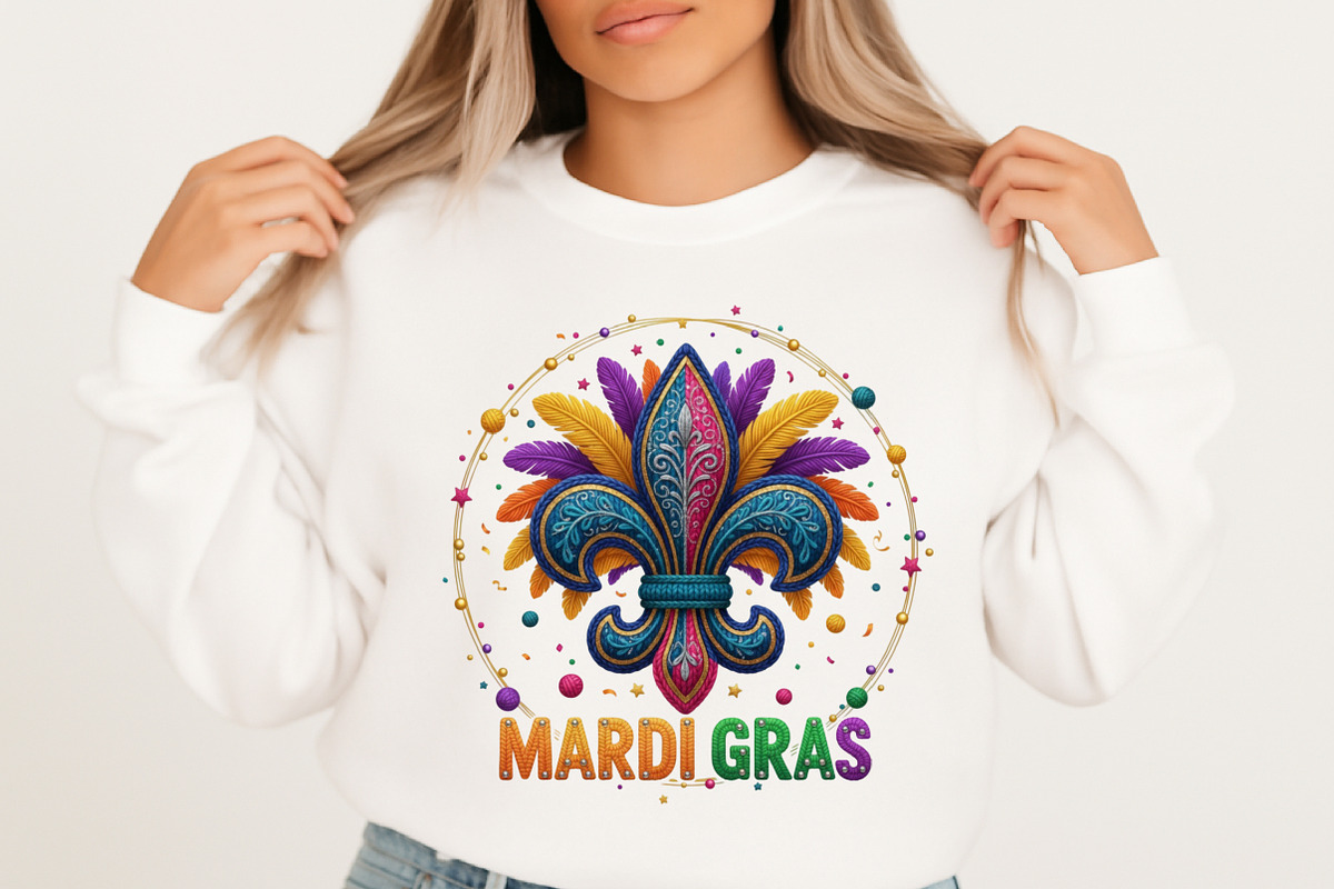 Fleur De Lis Yarn Png Mardi Gras, an Illustration by designcity5 (Photo 7 of 9)