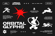 Rave Glyphs. Shapes & Logo Marks, an Object Graphic by pixelbuddha.net (Thumbnail 1 of 6)