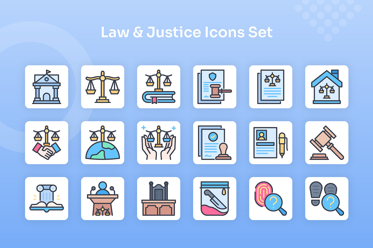 Law & Justice Icons - Filled Line, an Icon by Kmg Design (Photo 2 of 3)