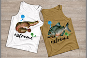 Amazon Fishing Watercolor, an Illustration by Graphobia (Thumbnail 10 of 11)