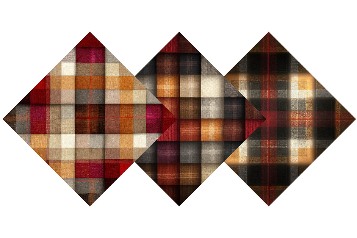 Break of Dawn Plaid Pattern, an Illustration by DreamPrint404 (Photo 4 of 5)