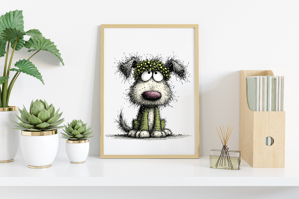 Christmas Dog & Cat Clipart, an Illustration by Canvas Craft (Photo 7 of 7)
