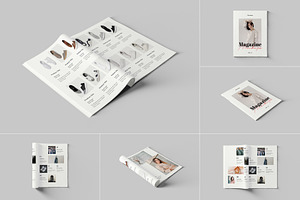 Magazine Cover And Spread Mockups