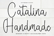 Catalina Handmade, a Handwritten Font by FreshTypeINK (Thumbnail 1 of 8)