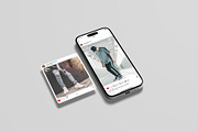 Social Media Instagram Mockup, an iPhone Mockup by Lxadesign (Thumbnail 2 of 9)