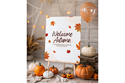 Pumpkin Party Easel Template, a Product Mockup by MockupWizard (Thumbnail 5 of 5)