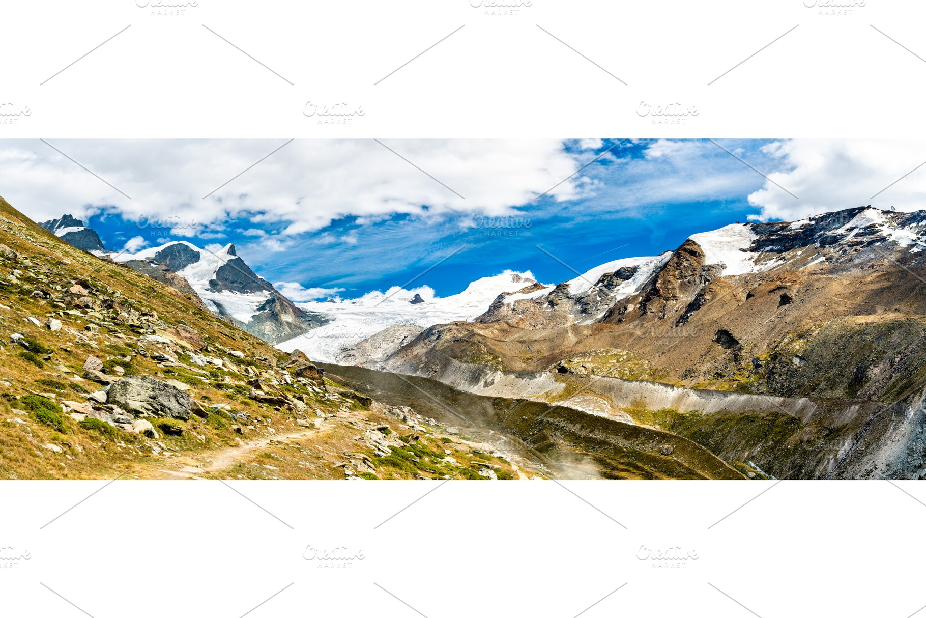 Parnorama of Swiss Alps near Zermatt, a Nature Photo by Leonid Andronov