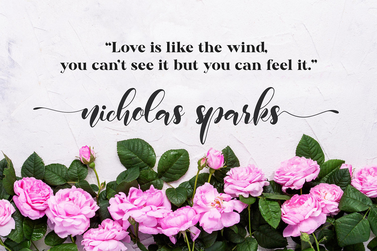 Beneficha - Natural Script Font, a Script Font by Almarkhatype (Photo 5 of 11)