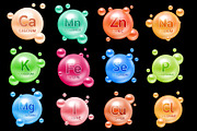 Essential Minerals & Micronutrients, a Healthcare Illustration by Stellalunarts (Thumbnail 1 of 3)