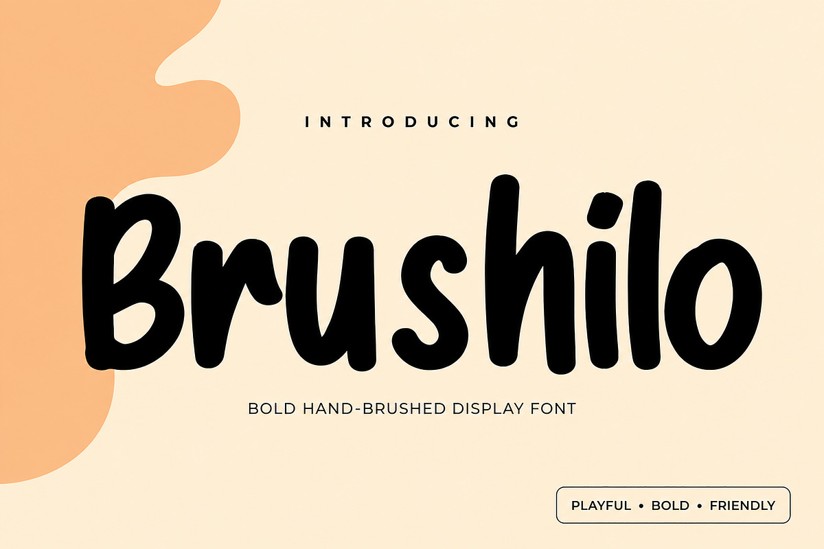 Brushilo, a Slab Serif Font by Wow Magic (Photo 1 of 5)
