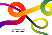 3D Fluid Path Gradient Lines, a Background Graphic by hkmonir (Thumbnail 1 of 3)