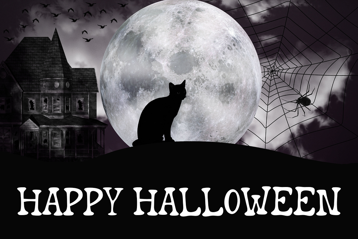 Vintage Horror is a Halloween font, a Handwritten Font by Brown Cupple (Photo 5 of 9)