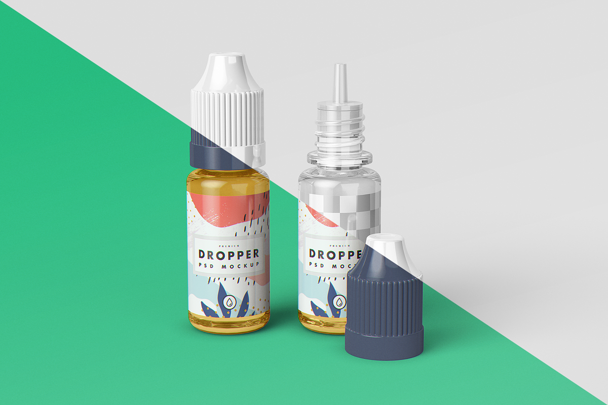 Vape Dropper Bottle MockUp, a Cups & Container Mockup by coloformia (Photo 14 of 14)