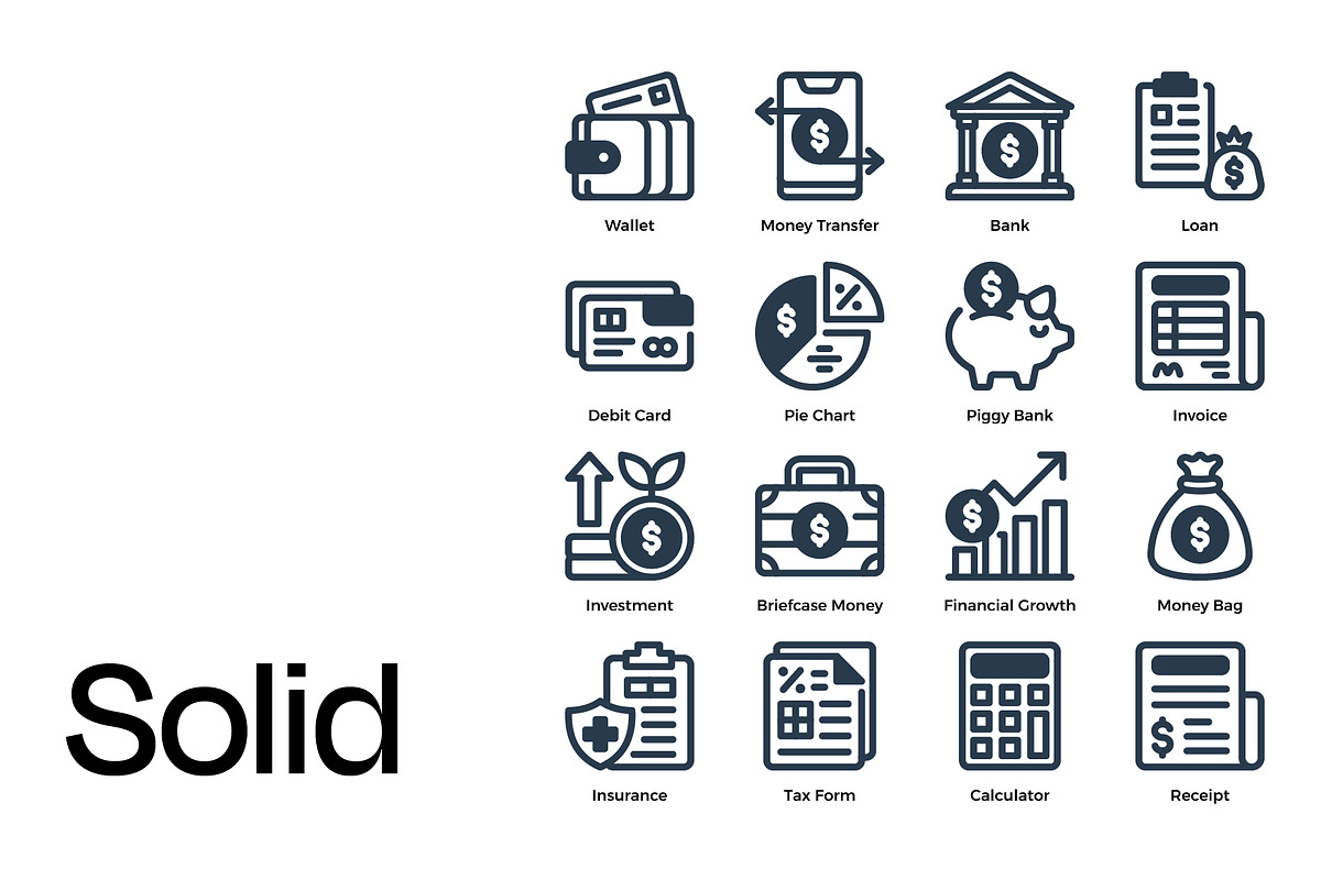 Finance Icon Set, a Duotone Icon by Eklip Studio (Photo 4 of 4)