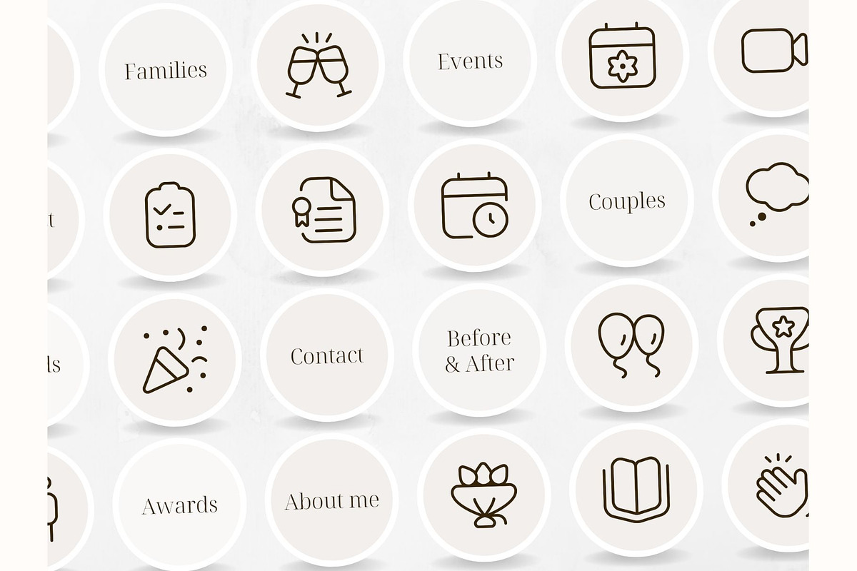 100 Wedding Event Planner Highlight, a Social Media Template by PatternLab. (Photo 8 of 9)