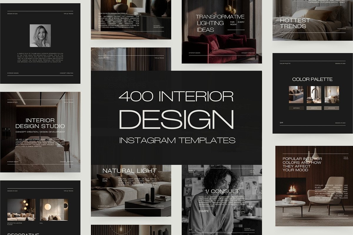 Interior Design Instagram Bundle III, a Social Media Template by Instprofi | Studio Estimo (Photo 26 of 49)