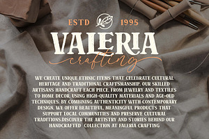 Crafter Signature A Font Combination