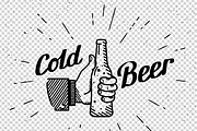 Thumbs up cold craft beer, a Food Illustration by Julia Tim (Thumbnail 3 of 5)
