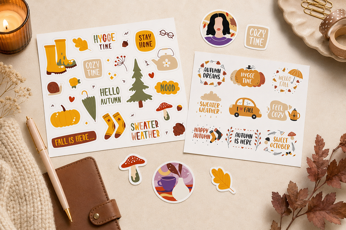 Whimsical Autumn Clipart Bundle, a Seasonal Illustration by Anna Studio (Photo 2 of 12)