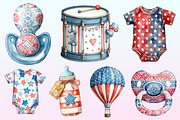 4th of July Baby Nursery Sublimation, a Graphic by CitraGraphics (Thumbnail 3 of 4)