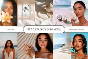 170 Summer Stock Images, a Person Photo by OliaMuseDesign