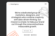 Agency Landing Page Figma Template, a Landing Page Template by BeadyLab (Thumbnail 3 of 4)