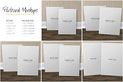 Postcard Mockup Bundle, a Print Template by Designs by Justin Lynch (Thumbnail 8 of 9)