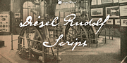 Diesel Rudolf Script, a Script Font by ingoFonts (Thumbnail 3 of 10)