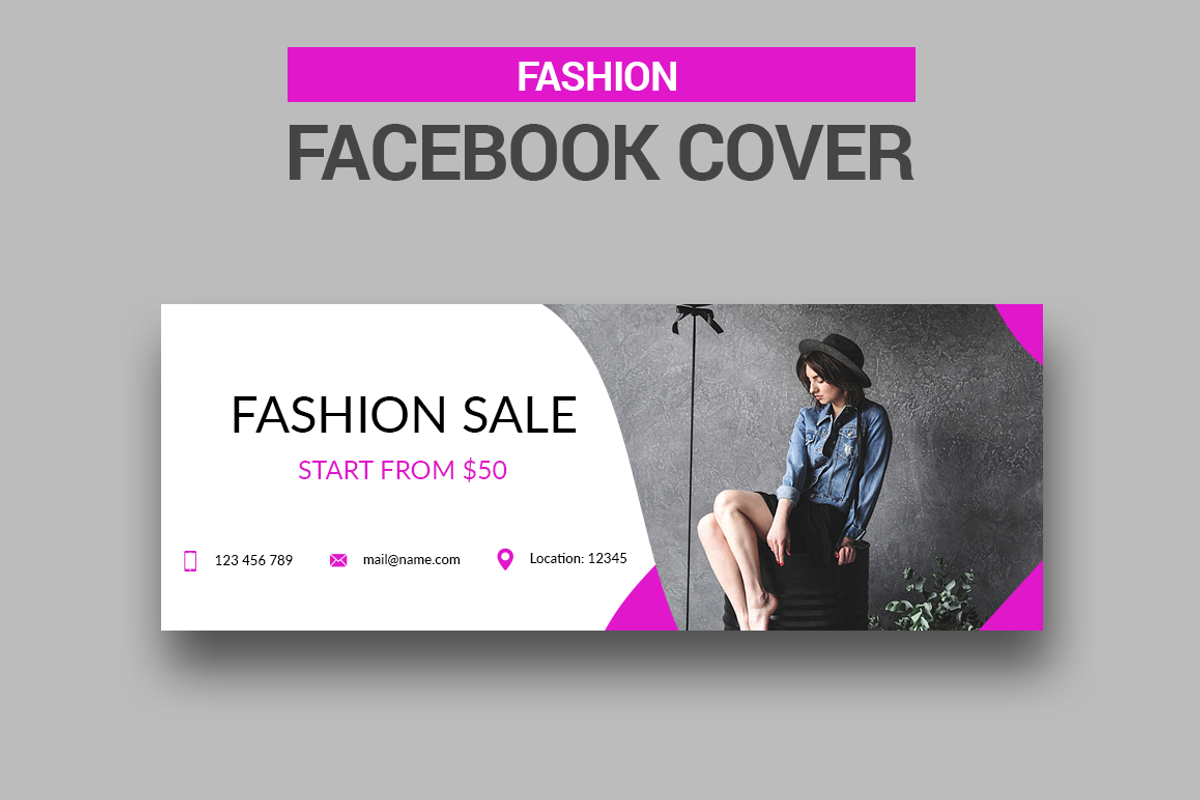 Fashion - Facebook Cover, a Social Media Template by Creatricks
