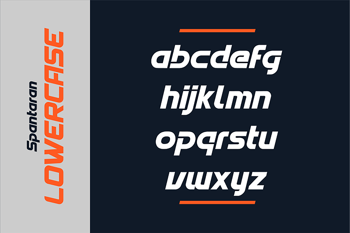 Spantaran – A Sporty Display Typefac, a Sans Serif Font by NURF Designs (Photo 2 of 4)