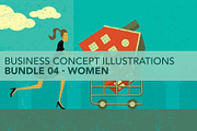 Business Concepts Bundle 04 Women, a Person Illustration by retrorocket (Thumbnail 1 of 16)