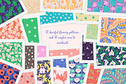 Happy Flowers collection, a Pattern Graphic by Mona Ahmed (Thumbnail 4 of 6)
