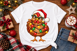 Christmas Chicken PNG