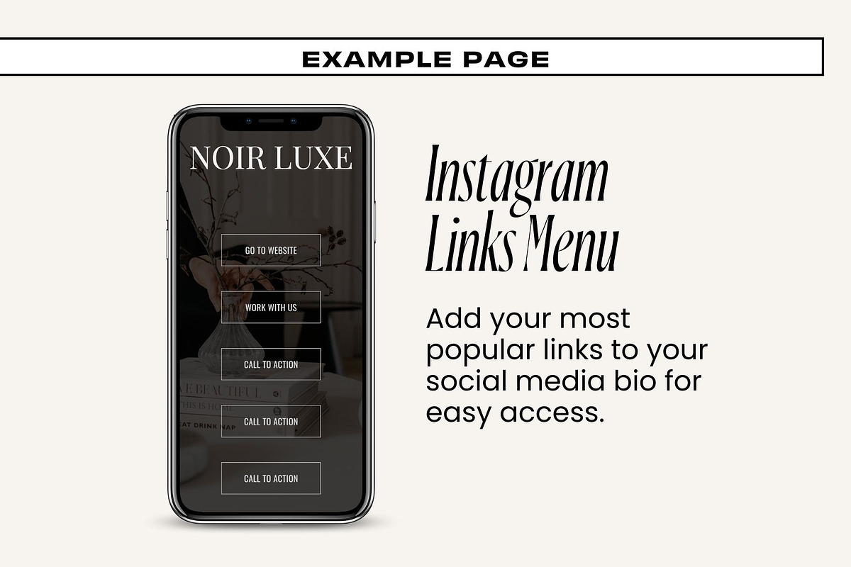 Squarespace - Noir Luxe, a Websites & App Template by Freedom Business Shop (Photo 6 of 10)